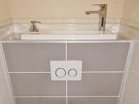 WC suspendu avec lave-mains WiCi Bati - Monsieur C (07) - 2 sur 2
